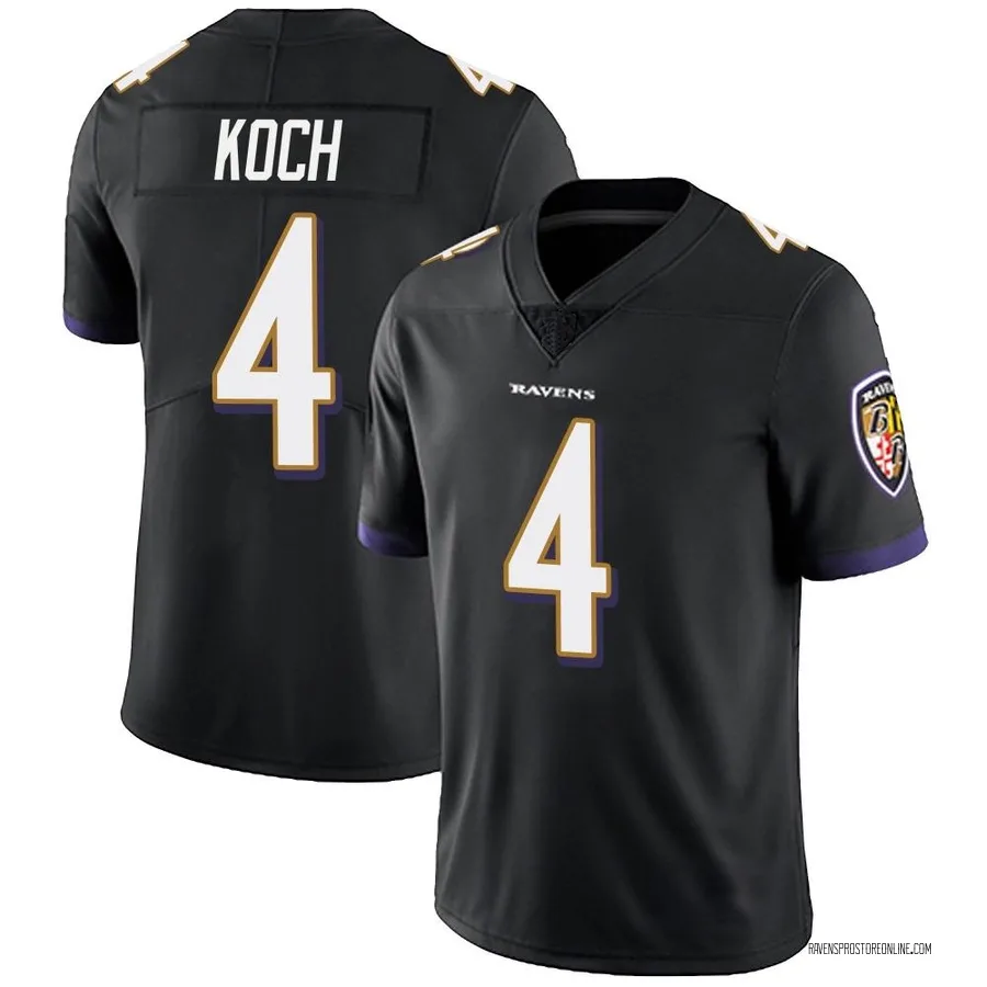 Sam Koch Baltimore Ravens Youth Limited Alternate Vapor Untouchable Nike Jersey - Black