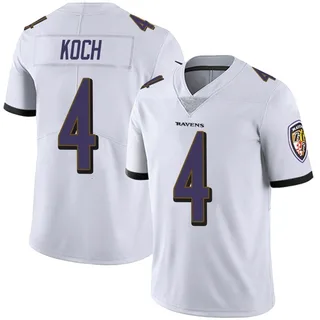Sam Koch Baltimore Ravens Youth Limited Vapor Untouchable Nike Jersey - White