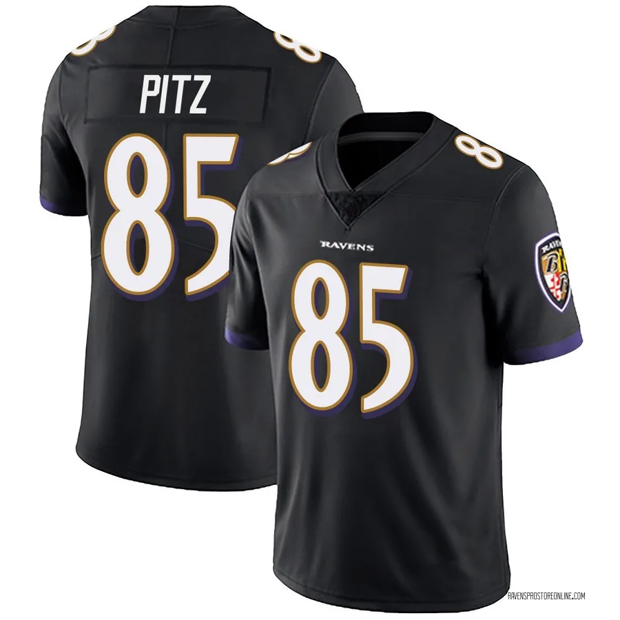 Sam Pitz Baltimore Ravens Men's Limited Alternate Vapor Untouchable Nike Jersey - Black
