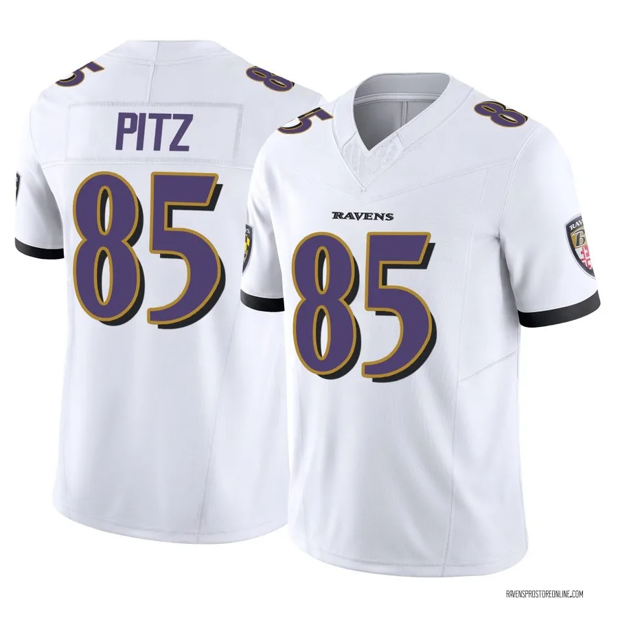 Sam Pitz Baltimore Ravens Men's Limited Vapor F.U.S.E. Nike Jersey - White
