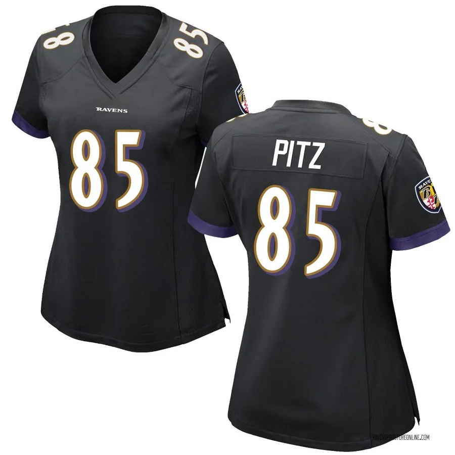 Sam Pitz Baltimore Ravens Women's Game Nike Jersey - Black