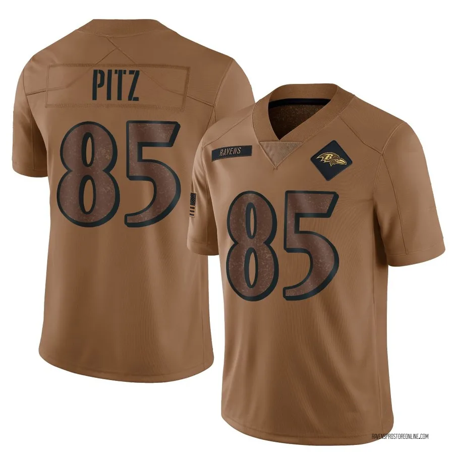 Sam Pitz Baltimore Ravens Youth Limited 2023 Salute To Service Nike Jersey - Brown