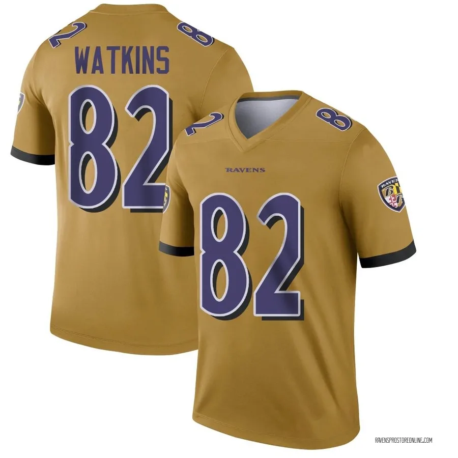 Sammy Watkins Baltimore Ravens Men's Legend Inverted Nike Jersey - Gold