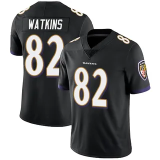 Sammy Watkins Baltimore Ravens Men's Limited Alternate Vapor Untouchable Nike Jersey - Black