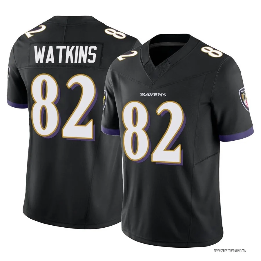 Sammy Watkins Baltimore Ravens Men's Limited Vapor F.U.S.E. Nike Jersey - Black