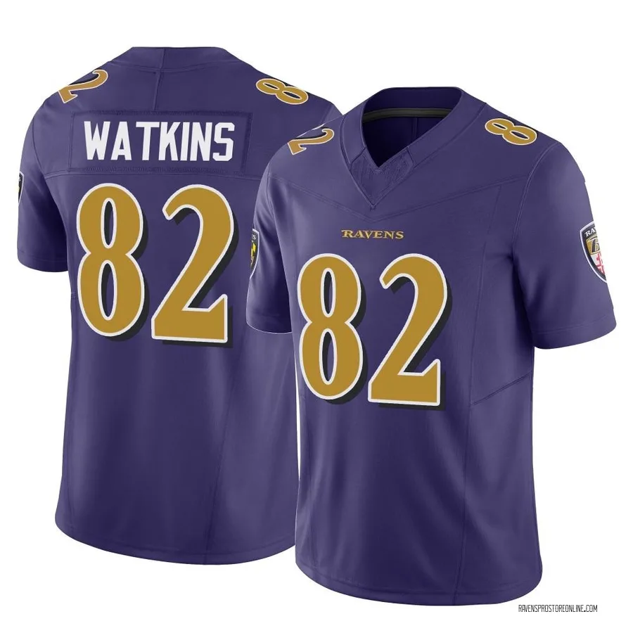 Sammy Watkins Baltimore Ravens Men's Limited Vapor F.U.S.E. Nike Jersey - Purple
