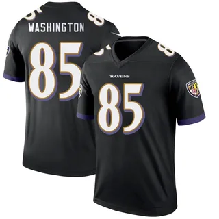 Scotty Washington Baltimore Ravens Men's Legend Nike Jersey - Black