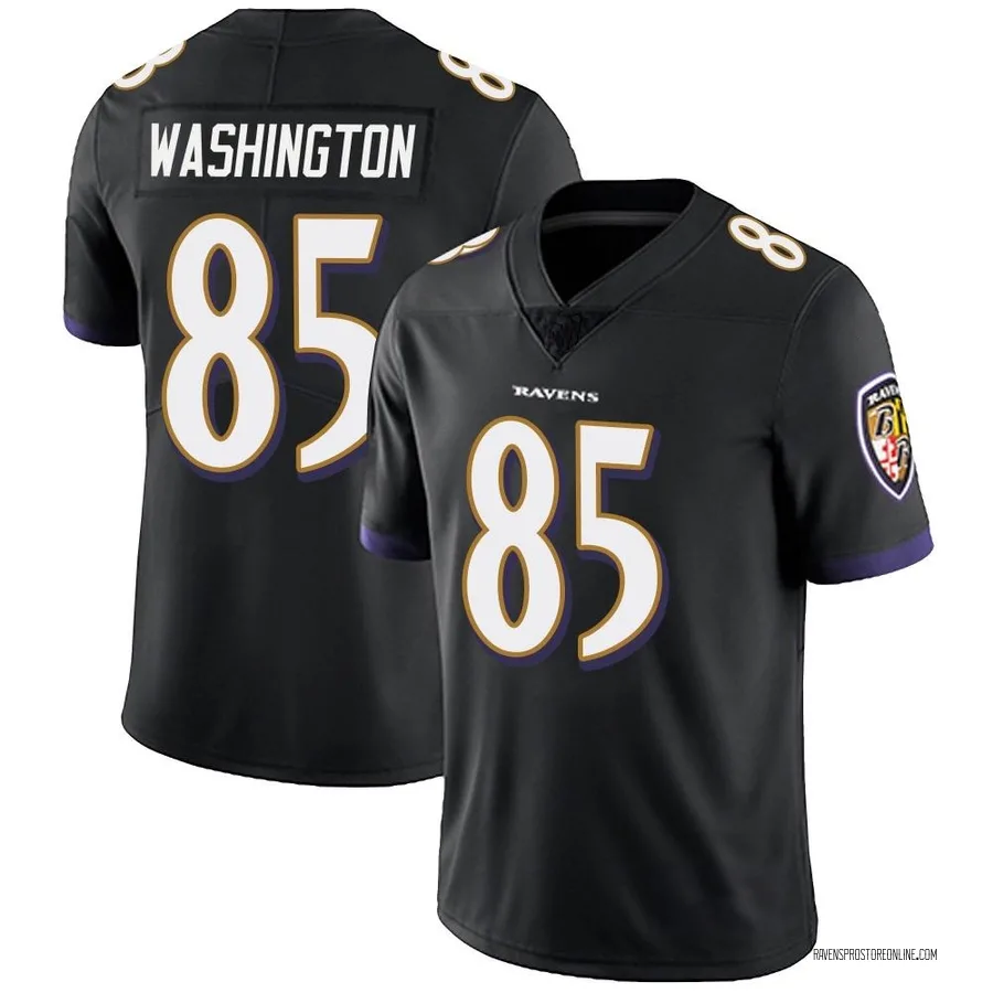 Scotty Washington Baltimore Ravens Men's Limited Alternate Vapor Untouchable Nike Jersey - Black