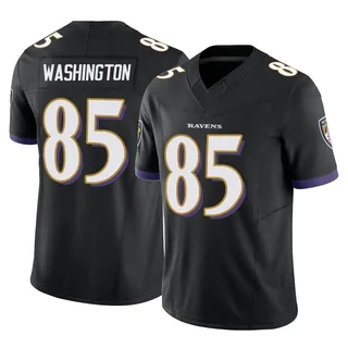 Scotty Washington Baltimore Ravens Men's Limited Vapor F.U.S.E. Nike Jersey - Black
