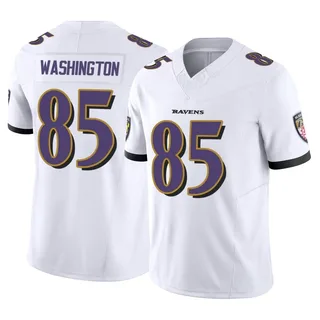 Scotty Washington Baltimore Ravens Men's Limited Vapor F.U.S.E. Nike Jersey - White