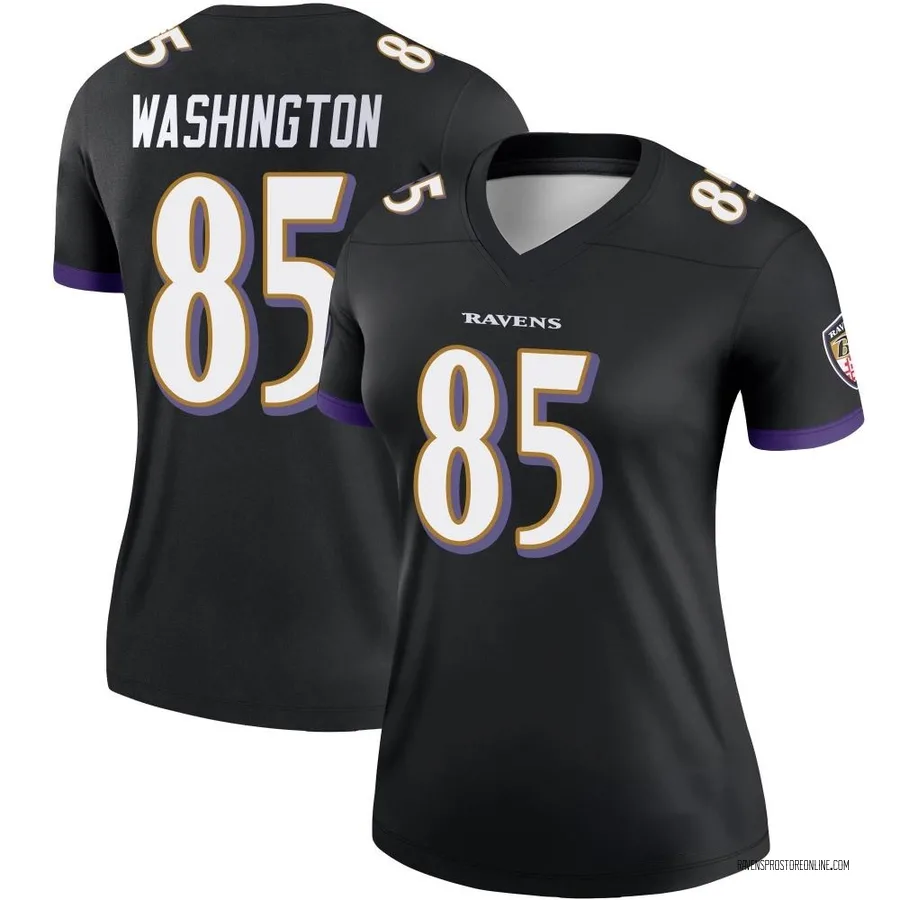 Scotty Washington Baltimore Ravens Women's Legend Nike Jersey - Black