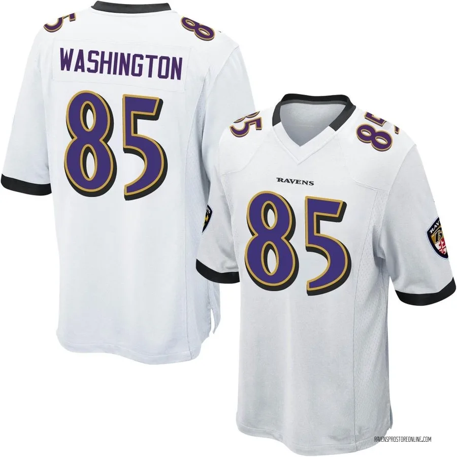 Scotty Washington Baltimore Ravens Youth Game Nike Jersey - White