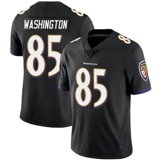 Scotty Washington Baltimore Ravens Youth Limited Alternate Vapor Untouchable Nike Jersey - Black