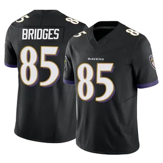 Shemar Bridges Baltimore Ravens Youth Limited Vapor F.U.S.E. Nike Jersey - Black