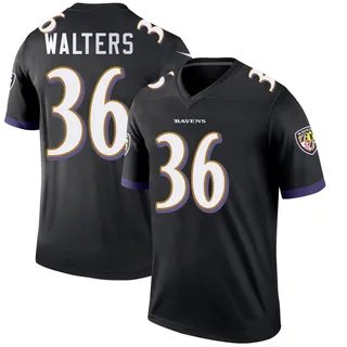 Silas Walters Baltimore Ravens Men's Legend Nike Jersey - Black