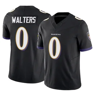 Silas Walters Baltimore Ravens Youth Limited Vapor F.U.S.E. Nike Jersey - Black