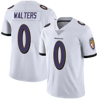 Silas Walters Baltimore Ravens Youth Limited Vapor Untouchable Nike Jersey - White