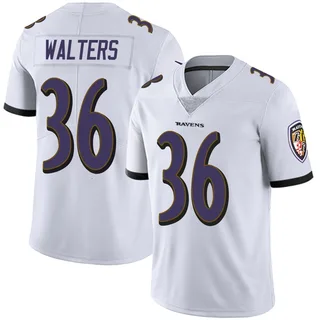 Silas Walters Baltimore Ravens Youth Limited Vapor Untouchable Nike Jersey - White