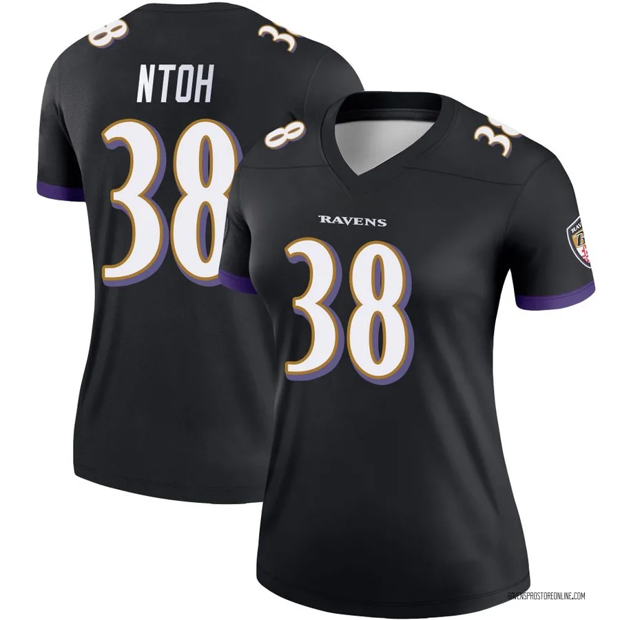 Sone Ntoh Baltimore Ravens Women's Legend Nike Jersey - Black
