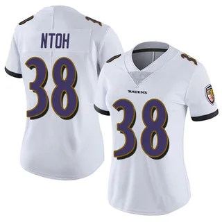 Sone Ntoh Baltimore Ravens Women's Limited Vapor Untouchable Nike Jersey - White