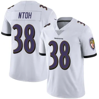 Sone Ntoh Baltimore Ravens Youth Limited Vapor Untouchable Nike Jersey - White