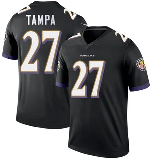 T.J. Tampa Baltimore Ravens Men's Legend Nike Jersey - Black