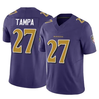 T.J. Tampa Baltimore Ravens Youth Limited Vapor F.U.S.E. Nike Jersey - Purple