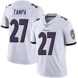 T.J. Tampa Baltimore Ravens Youth Limited Vapor Untouchable Nike Jersey - White