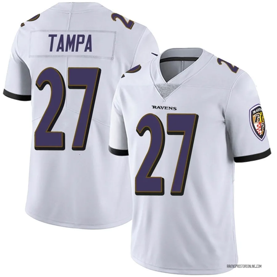 T.J. Tampa Baltimore Ravens Youth Limited Vapor Untouchable Nike Jersey - White