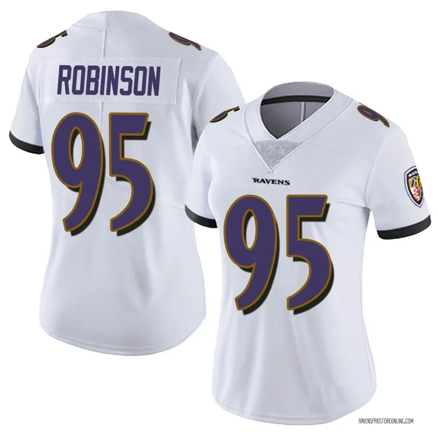 Tavius Robinson Baltimore Ravens Women's Limited Vapor Untouchable Nike Jersey - White