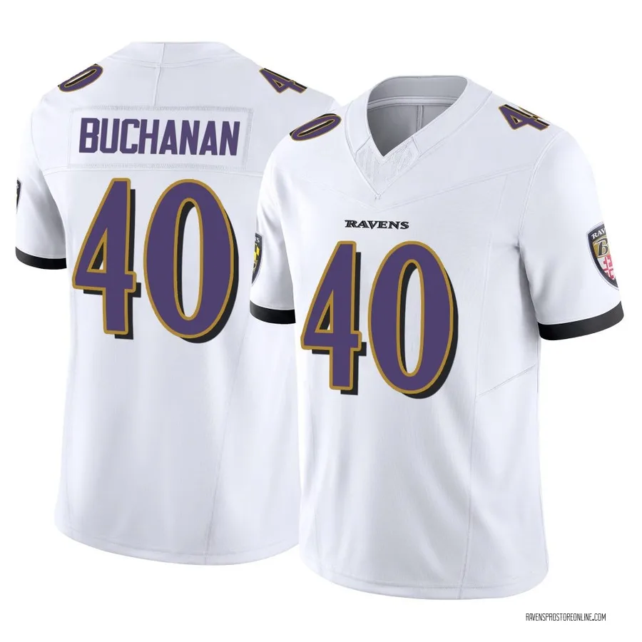 Teddye Buchanan Baltimore Ravens Men's Limited Vapor F.U.S.E. Nike Jersey - White