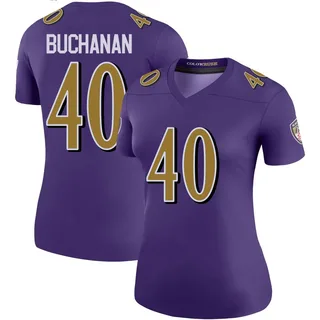 Teddye Buchanan Baltimore Ravens Women's Color Rush Legend Nike Jersey - Purple
