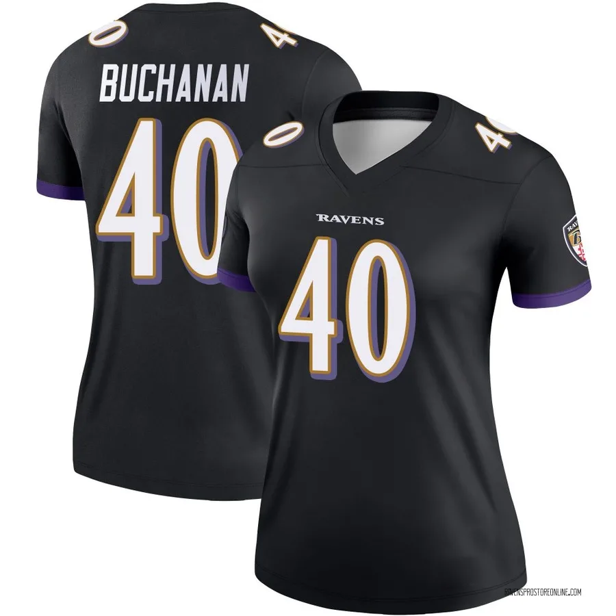 Teddye Buchanan Baltimore Ravens Women's Legend Nike Jersey - Black