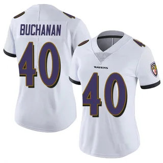 Teddye Buchanan Baltimore Ravens Women's Limited Vapor Untouchable Nike Jersey - White
