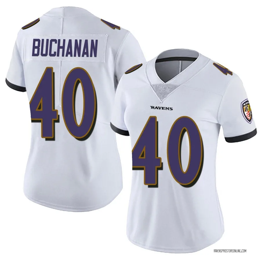 Teddye Buchanan Baltimore Ravens Women's Limited Vapor Untouchable Nike Jersey - White