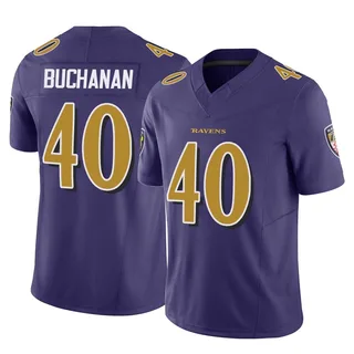 Teddye Buchanan Baltimore Ravens Youth Limited Vapor F.U.S.E. Nike Jersey - Purple