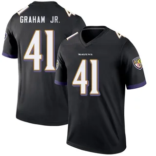 Thomas Graham Jr. Baltimore Ravens Youth Legend Nike Jersey - Black