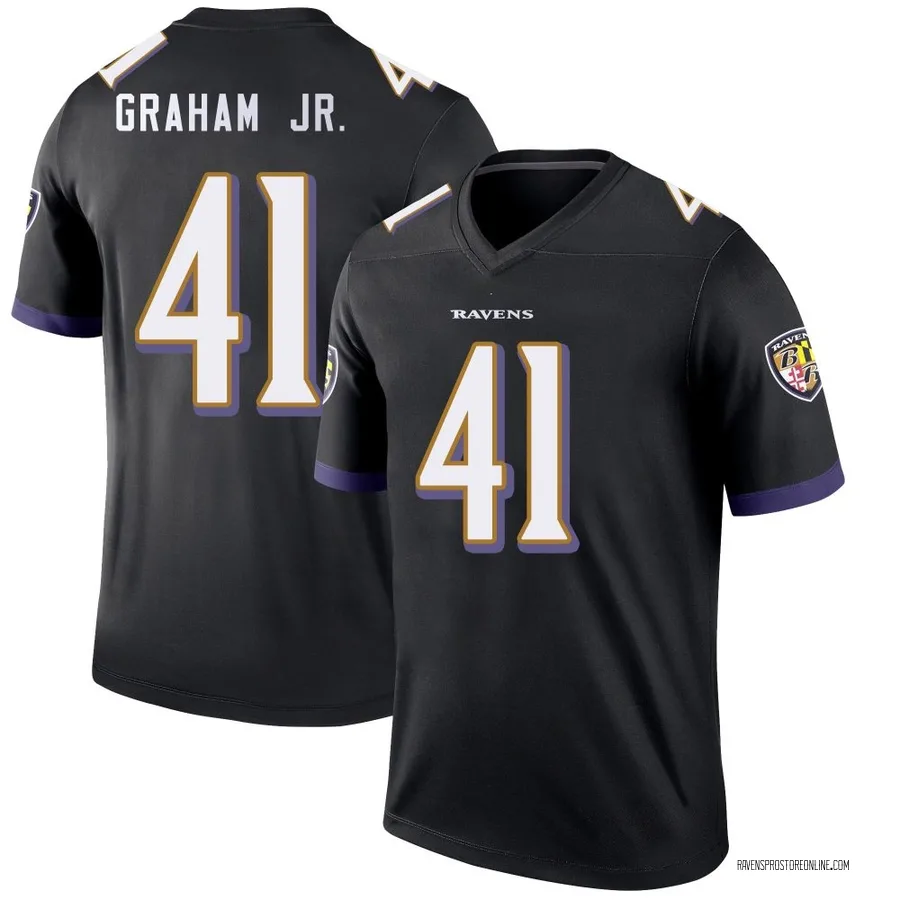 Thomas Graham Jr. Baltimore Ravens Youth Legend Nike Jersey - Black