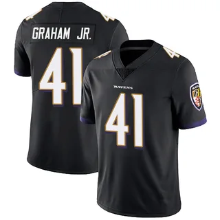Thomas Graham Jr. Baltimore Ravens Youth Limited Alternate Vapor Untouchable Nike Jersey - Black