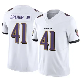 Thomas Graham Jr. Baltimore Ravens Youth Limited Vapor F.U.S.E. Nike Jersey - White