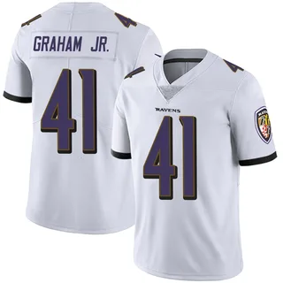 Thomas Graham Jr. Baltimore Ravens Youth Limited Vapor Untouchable Nike Jersey - White