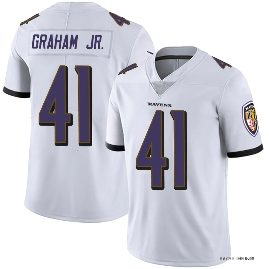 Thomas Graham Jr. Baltimore Ravens Youth Limited Vapor Untouchable Nike Jersey - White