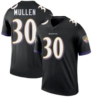 Trayvon Mullen Baltimore Ravens Men's Legend Nike Jersey - Black