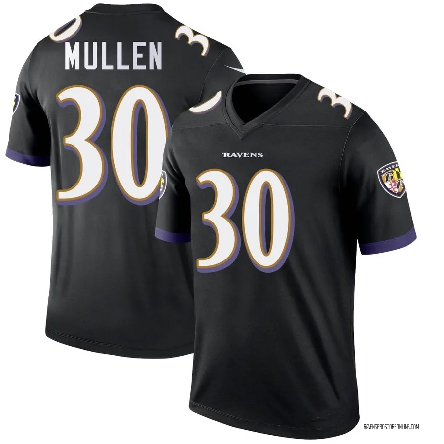 Trayvon Mullen Baltimore Ravens Men's Legend Nike Jersey - Black