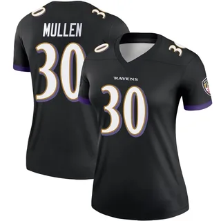 Trayvon Mullen Baltimore Ravens Women's Legend Nike Jersey - Black