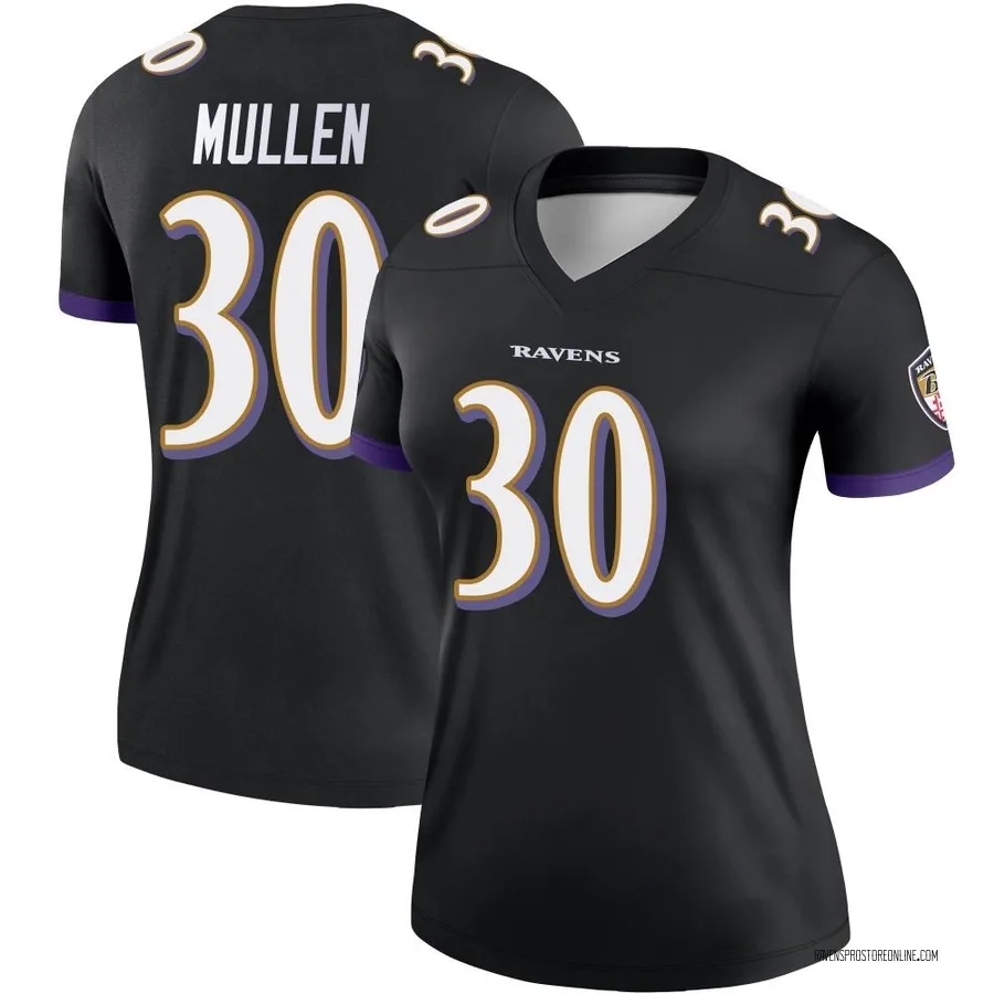 Trayvon Mullen Baltimore Ravens Women's Legend Nike Jersey - Black