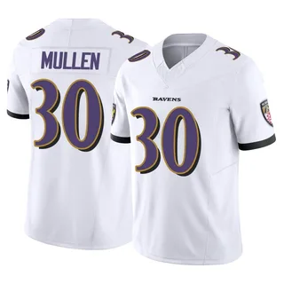 Trayvon Mullen Baltimore Ravens Youth Limited Vapor F.U.S.E. Nike Jersey - White