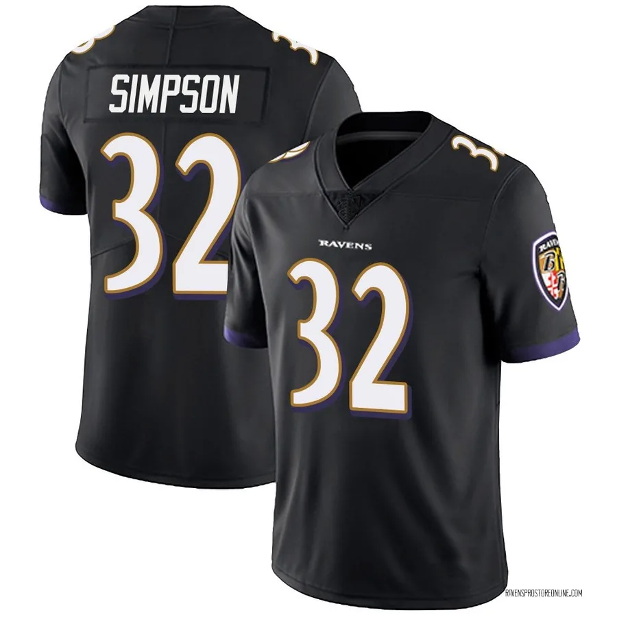 Trenton Simpson Baltimore Ravens Youth Limited Alternate Vapor Untouchable Nike Jersey - Black