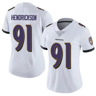 Trey Hendrickson Baltimore Ravens Women's Limited Vapor Untouchable Nike Jersey - White