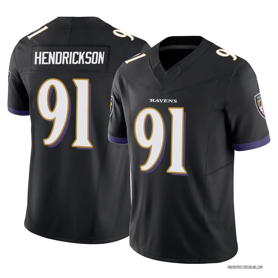 Trey Hendrickson Baltimore Ravens Youth Limited Vapor F.U.S.E. Nike Jersey - Black